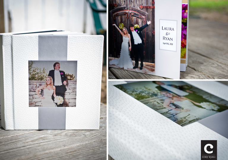 White and Silver wedding album