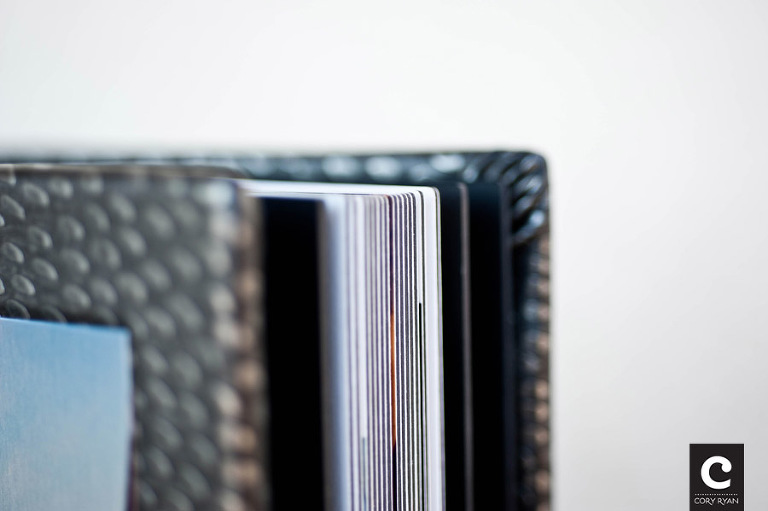 leather wedding album