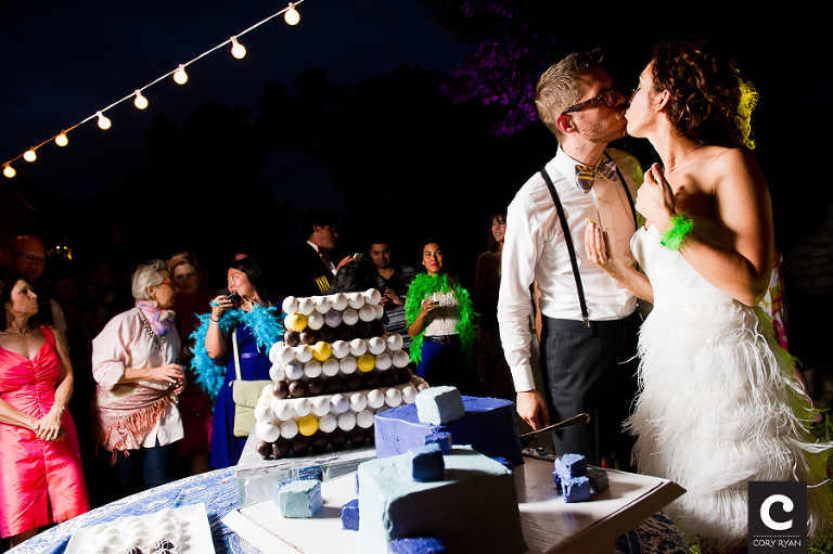 Austin Cake Ball wedding cake
