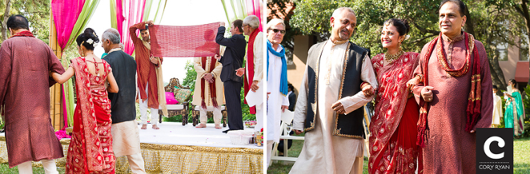 Arrival of the Bride with her uncles