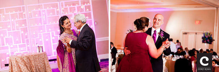 Father daughter dance & mother son dance