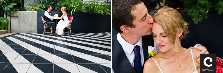modern hotel wedding