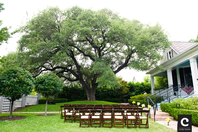 wedding ceremony at hotel st. cecilia