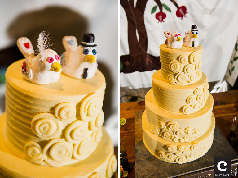 bird cake toppers