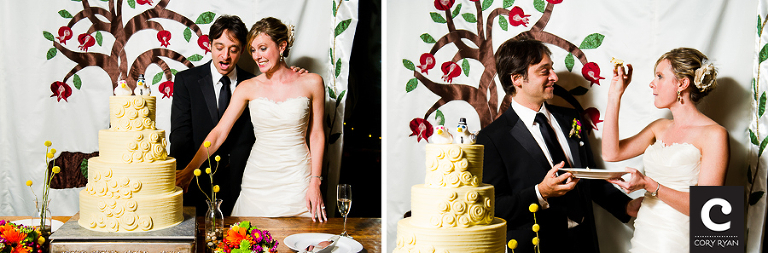 three tier wedding cake white