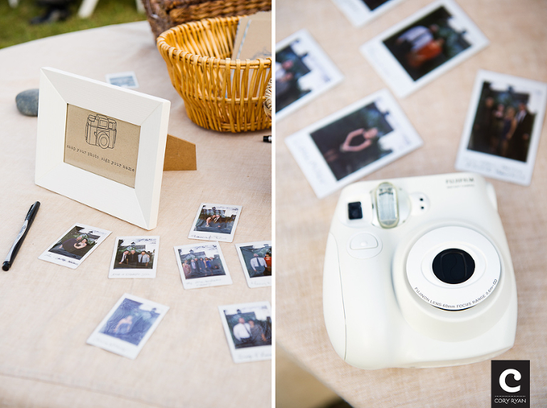 polaroid guest book