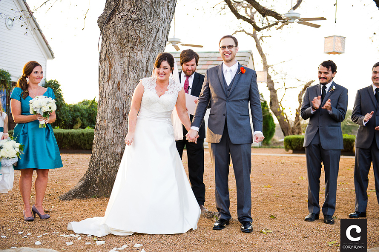 Winter wedding at Barr Mansion