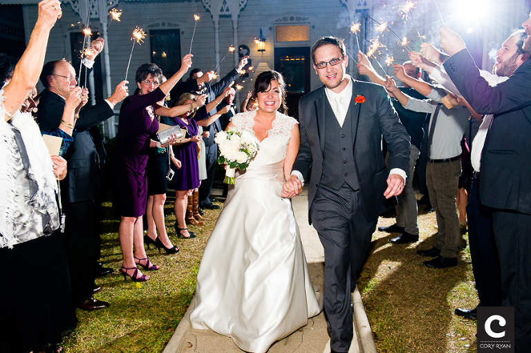 Winter wedding at Barr Mansion
