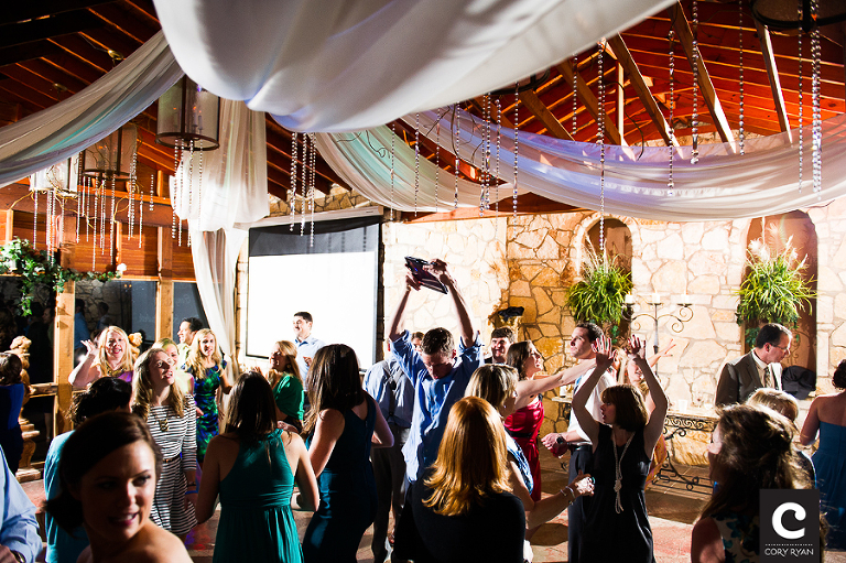ipad video on dance floor
