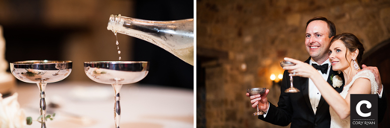 toasting glasses