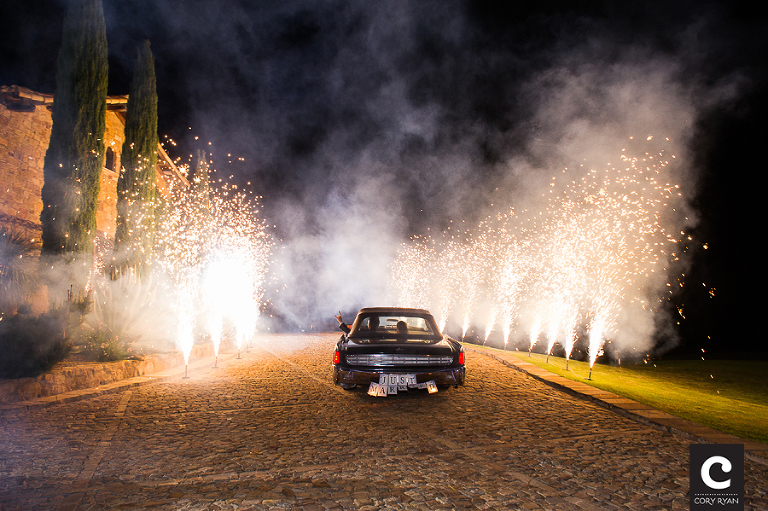 wedding fireworks