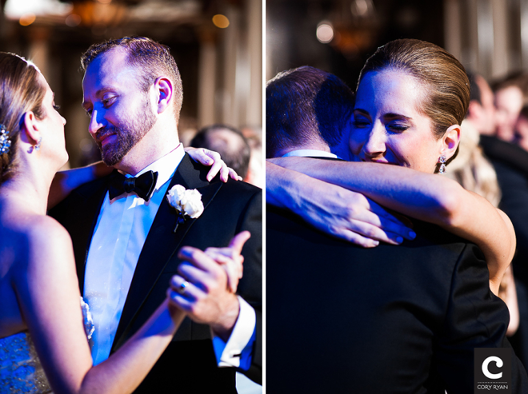 blue LED wedding lights