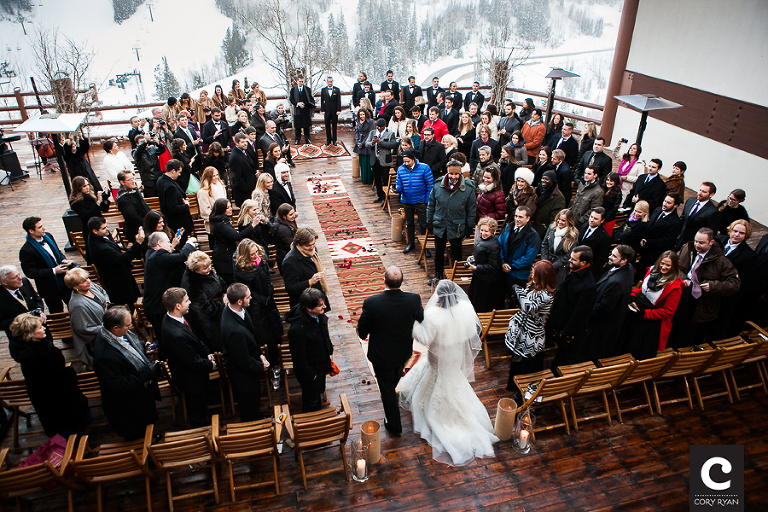 mountain top wedding