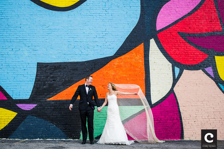 colorful wedding