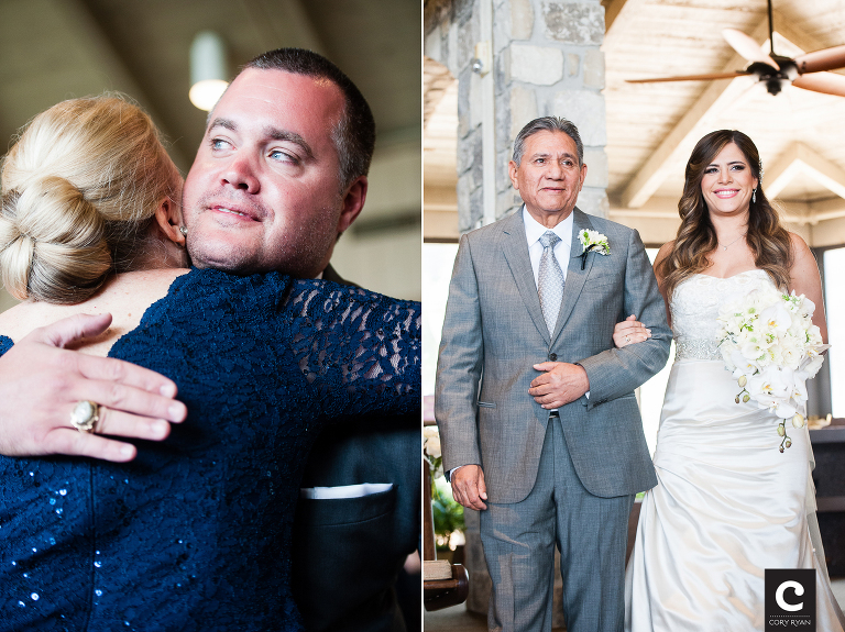 walking down the aisle