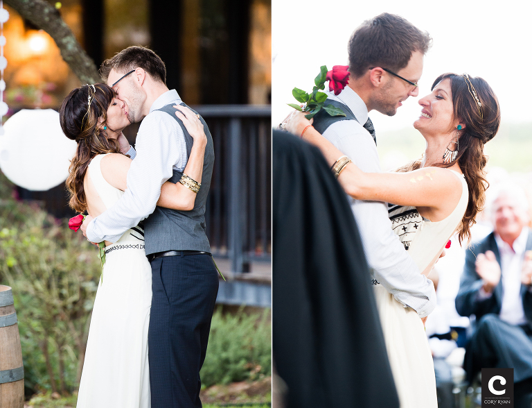 the first kiss