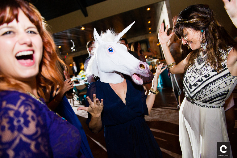 unicorn mask dancer