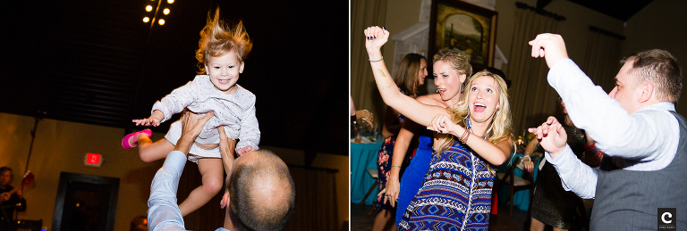 fun reception dancing