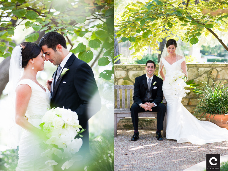 bride and groom portraits
