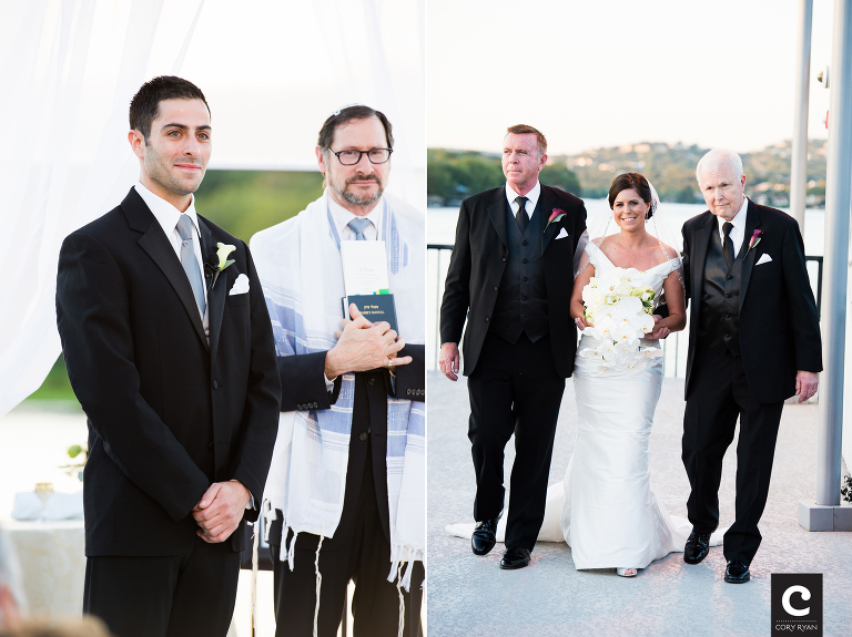 walked down aisle by two dads