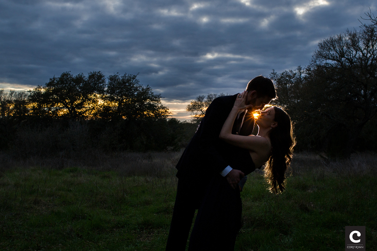 engagement session at Jester King Brewery