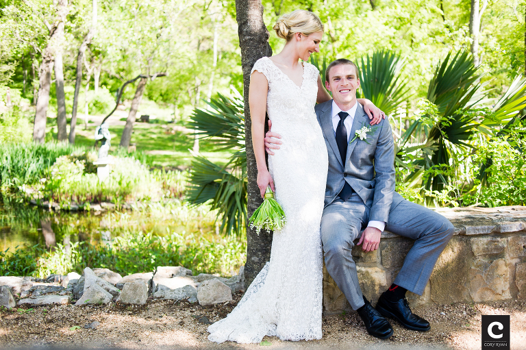 lace garden wedding dress