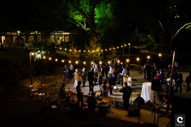 outdoor spring garden wedding