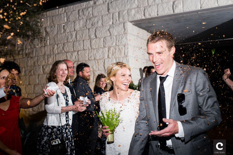 biodegradable eco-friendly wedding exit
