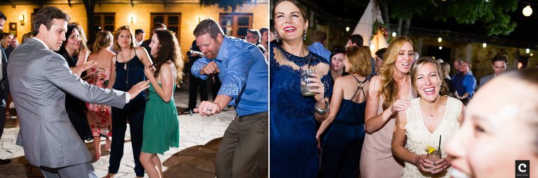 outdoor wedding receptin