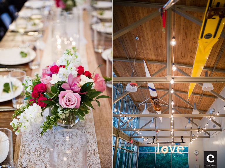 wedding rose centerpiece