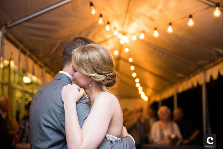 first dance under a tent