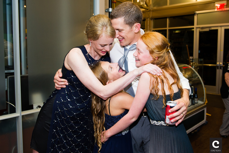 family hug
