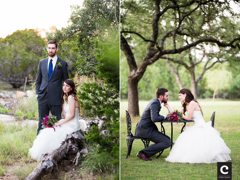 creative wedding portraits