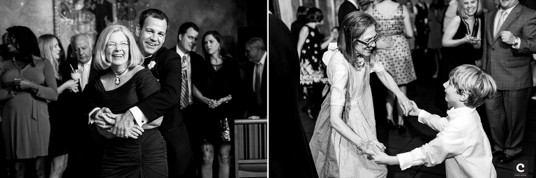 black and white wedding