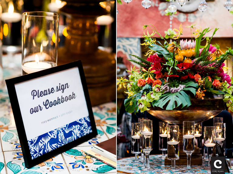unique wedding guestbook cookbook