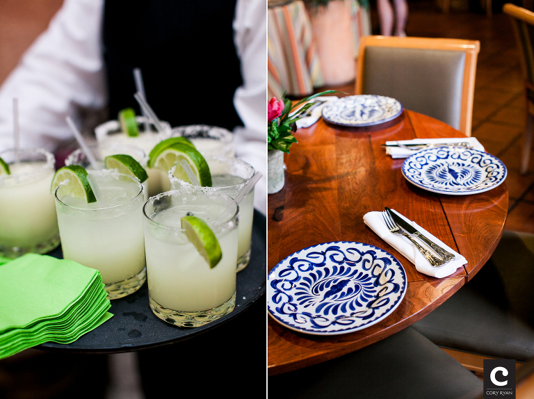margaritas and wedding mexican dinnerware