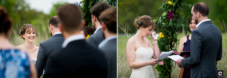 bride and groom vows