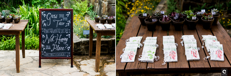 unique wedding favors grow your own garden
