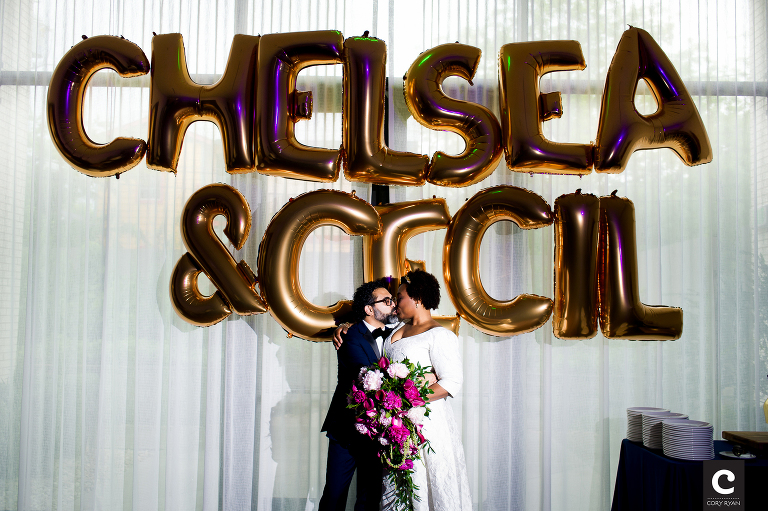 gold foil alphabet balloons