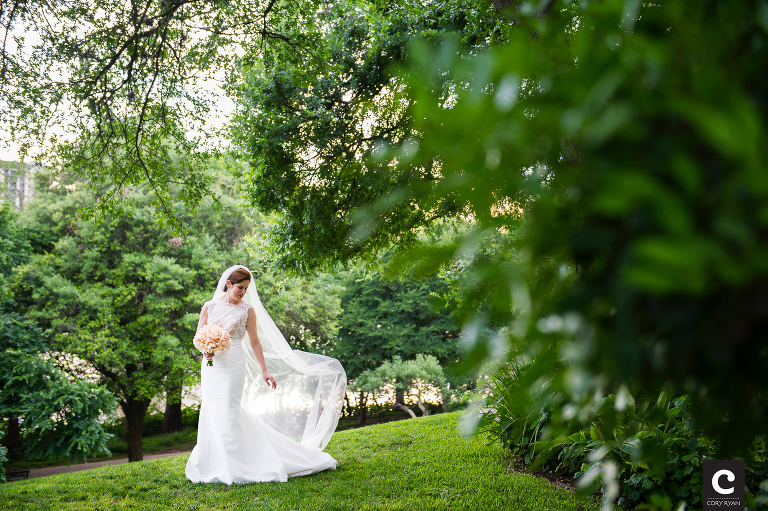 creative bridal photo