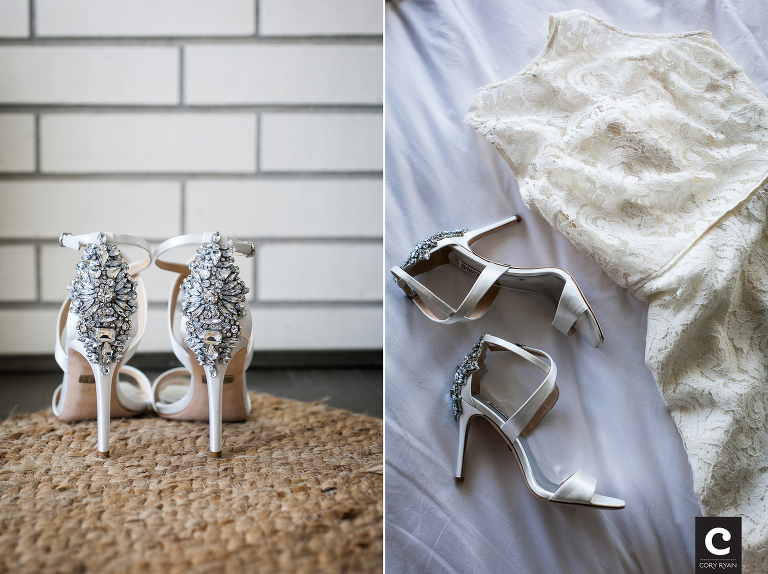 Badgley Mischka wedding shoes
