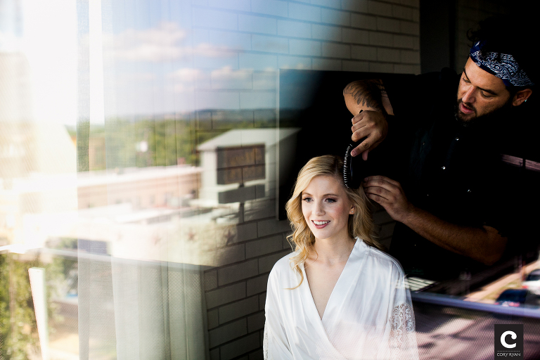 Bridal hair and make-up