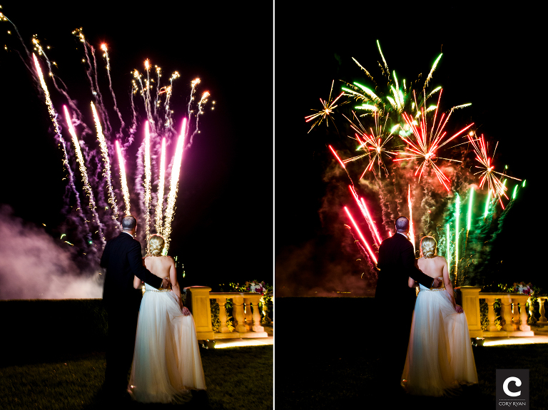 wedding fireworks