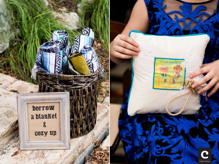 custom ring bearer pillow