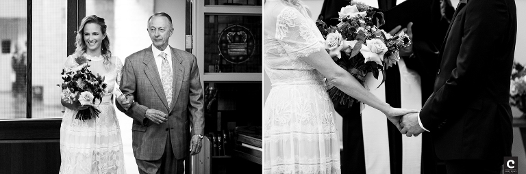 bride and dad