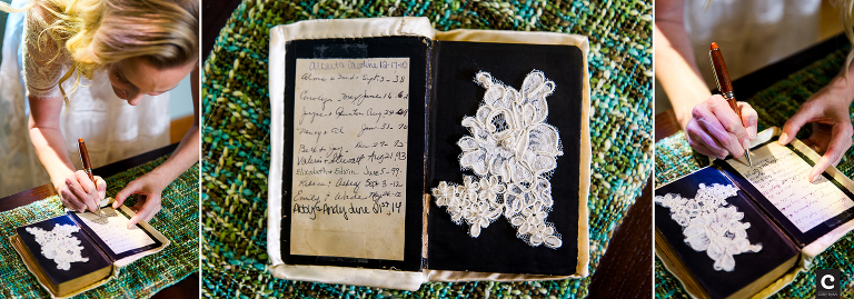heirloom family wedding bible