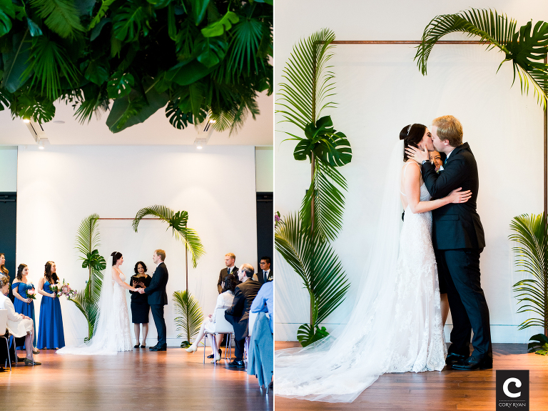 palm springs themed wedding decor