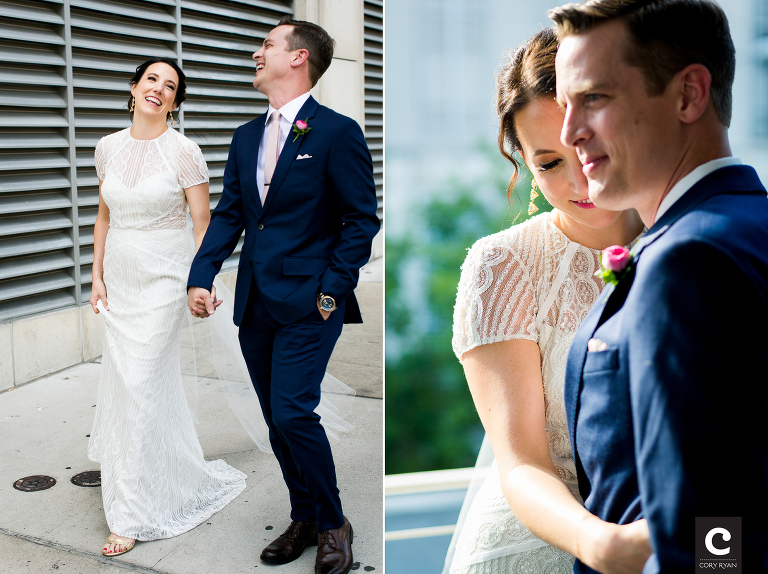 bride and groom portraits