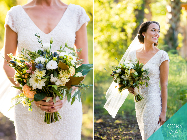 zinnia and co floral bridal bouquet