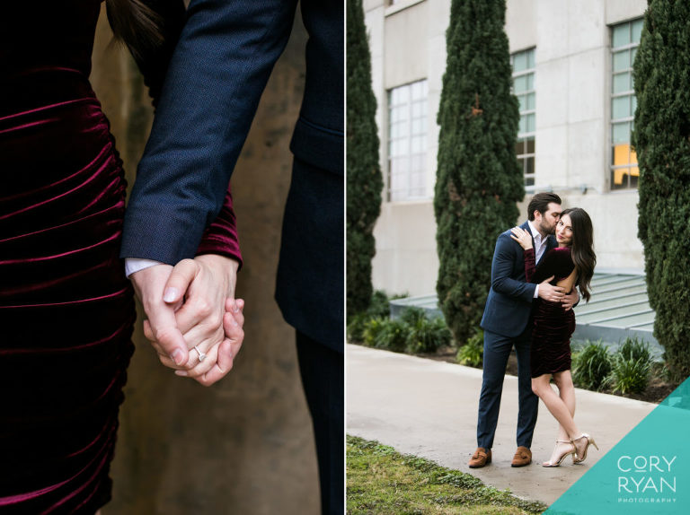 seaholm power plant engagement session photos